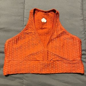 Booty by Brabants sports bra. Size curvy. Orange color
